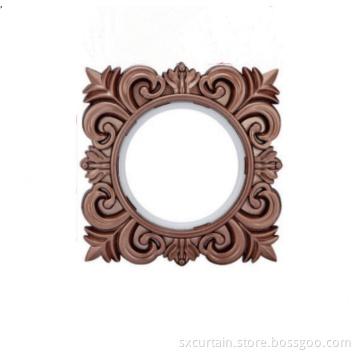 Dark Coffee ABS Material Curtain Ring